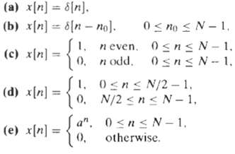 Solved Compute The Dft Of Each Of The Following Finite Length Sequences Consi Solutioninn